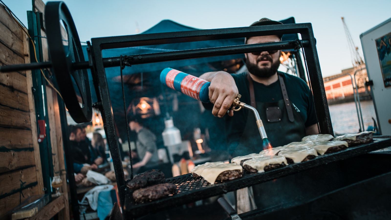 Burgers at Bristol Craft Beer Festival